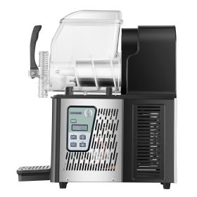 Commercial Slushy Machine, 4L Single Tank Frozen Drink Machine, 16 Cups Stainless Steel Margarita Smoothie Frozen Drink Maker