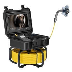 Sewer Camera, 98 ft/30m, Self-Leveling Drain Inspection Camera with 9" 1080P HD Screen, 36X Zoom, IP68 Waterproof Plumbing Camera with Lights-12