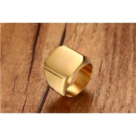 Our Simple Jinshengfeng Jewelry Ring Ring Light  Three Colors RC-294 Personality (Option: Gold-9)