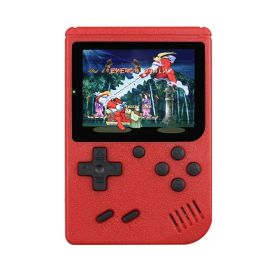 Retro Portable Mini Handheld Video Game Console 8-Bit 3.0 Inch Color LCD Kids Color Game Player Built-in 400 games (Ships From: China, Color: Red)