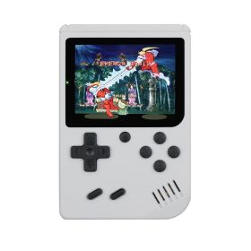 Retro Portable Mini Handheld Video Game Console 8-Bit 3.0 Inch Color LCD Kids Color Game Player Built-in 400 games (Ships From: China, Color: White)