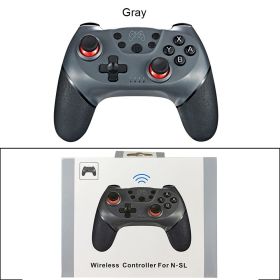 Compatible Nintendo Switch Controller Wireless Bluetooth Gamepads For Nintendo Switch Pro OLED Console Control Joystick (Ships From: China, Color: Gray With  BOX)