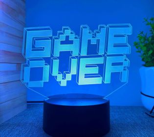 3p Experts LED Game Atmosphere Light (Color: Game Over)