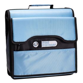 Medium Portable Medical Binder / Organizer (Color: Light Blue)